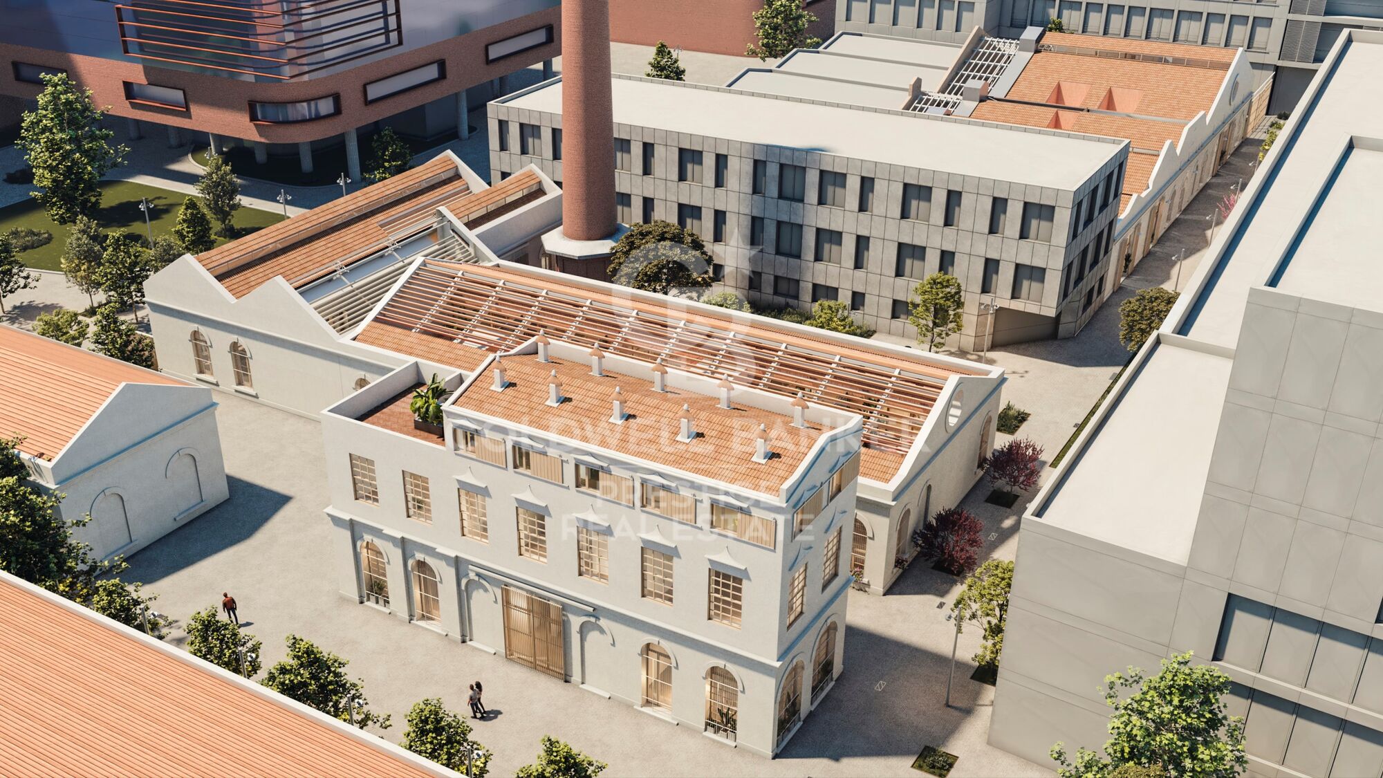 Tríplex de obra nueva de 2 dormitorios con terraza en Poblenou
