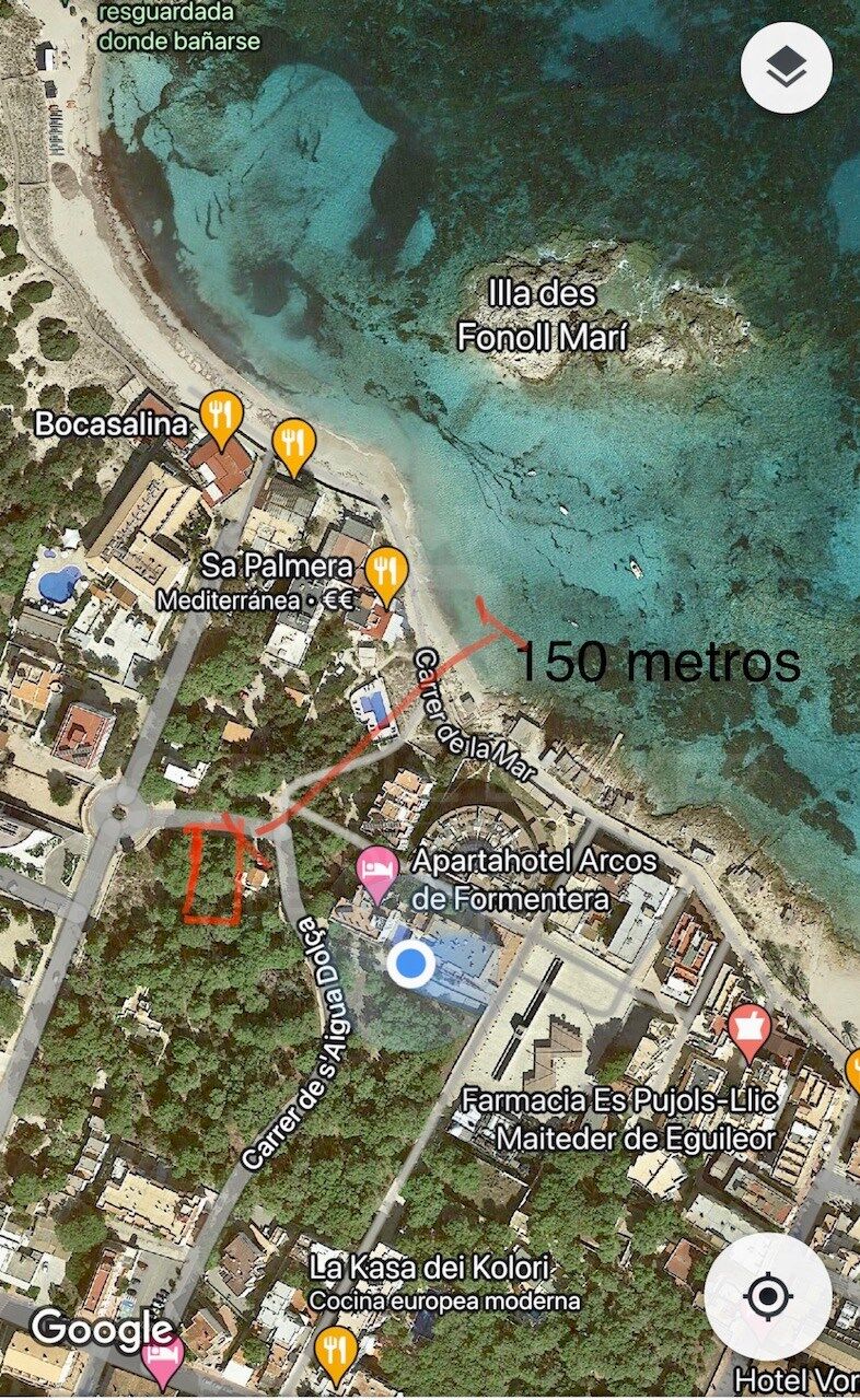 FANTASTISCHES BAUGRUNDSTÜCK AUF FORMENTERA.
