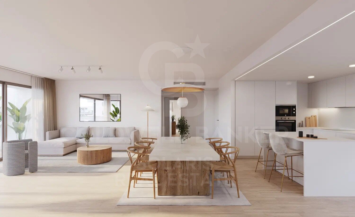 Luminoso apartamento familiar cerca del mar