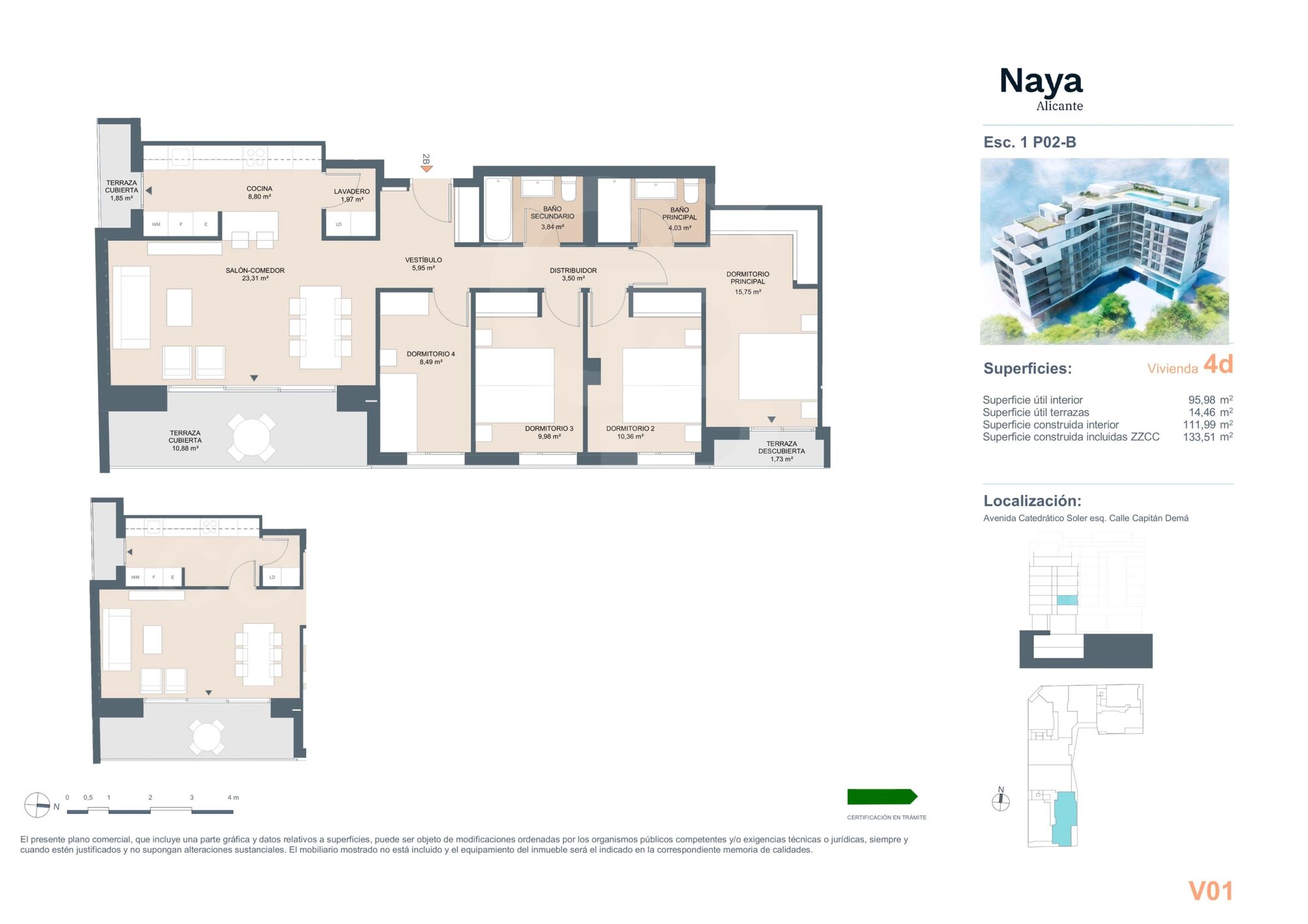 New magnificent apartment - Close to the sea - 4 bedrooms