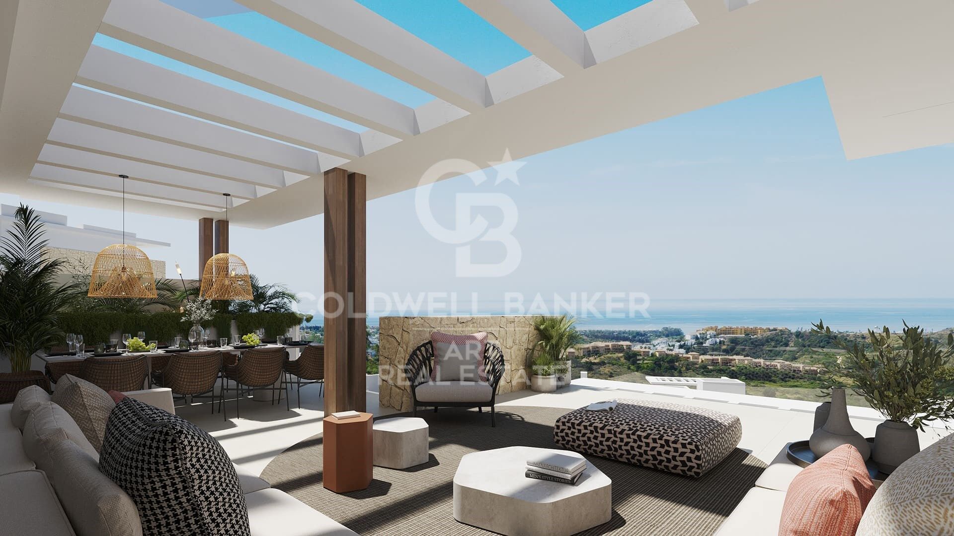 Luxury apartments with views in Estepona
