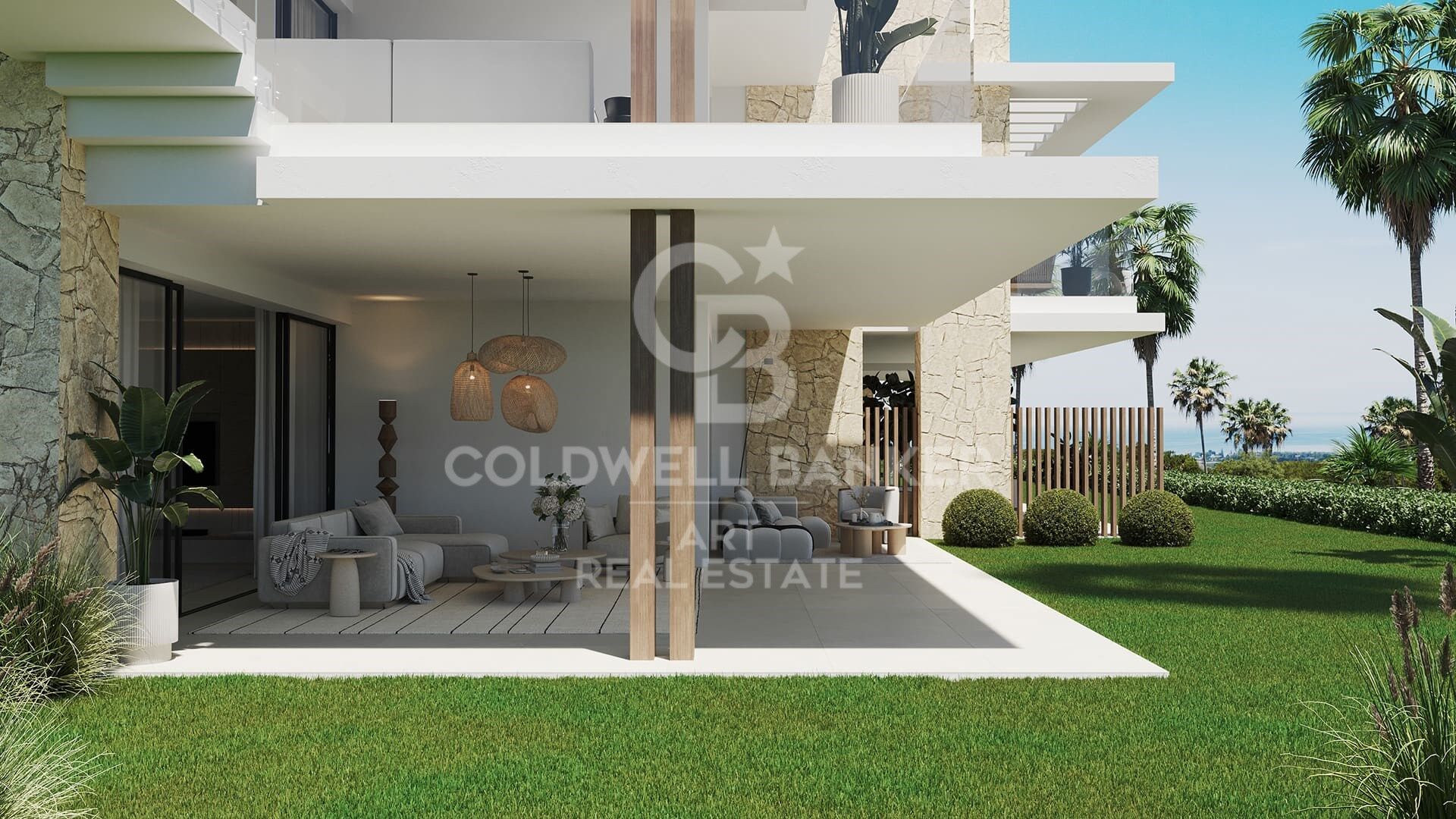 Luxury apartments with views in Estepona
