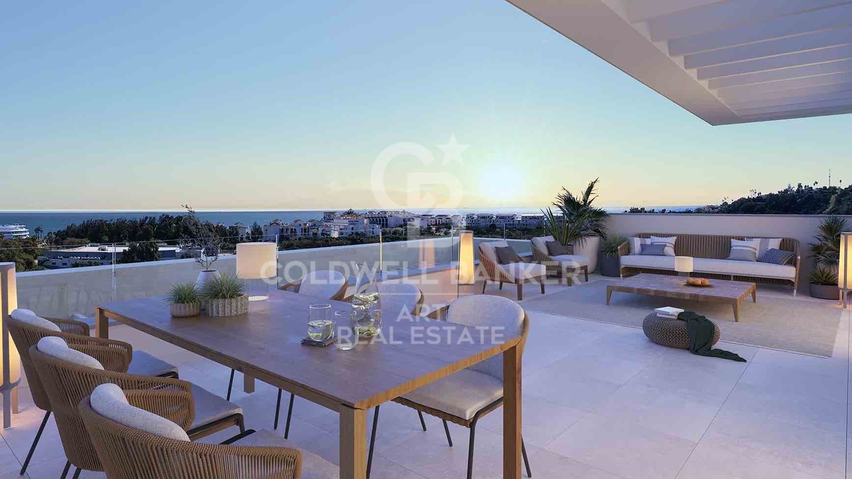 New apartments of new construction in Estepona