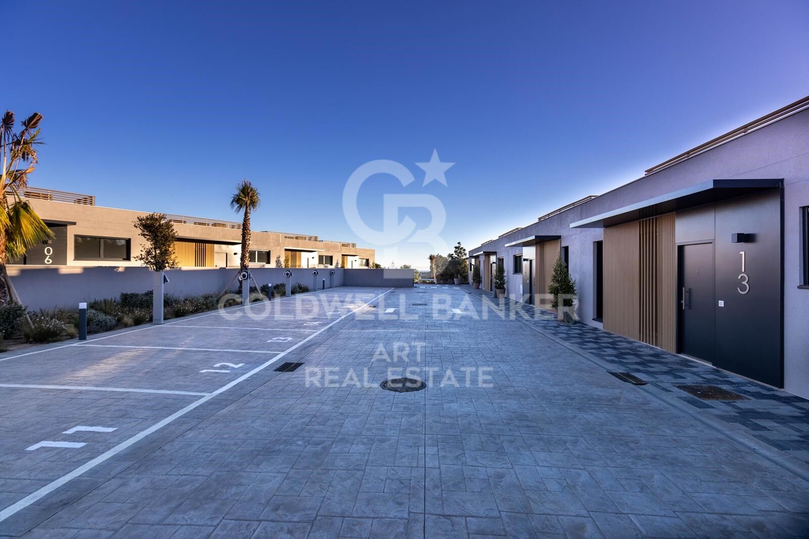 Townhouses with views in Mijas Costa