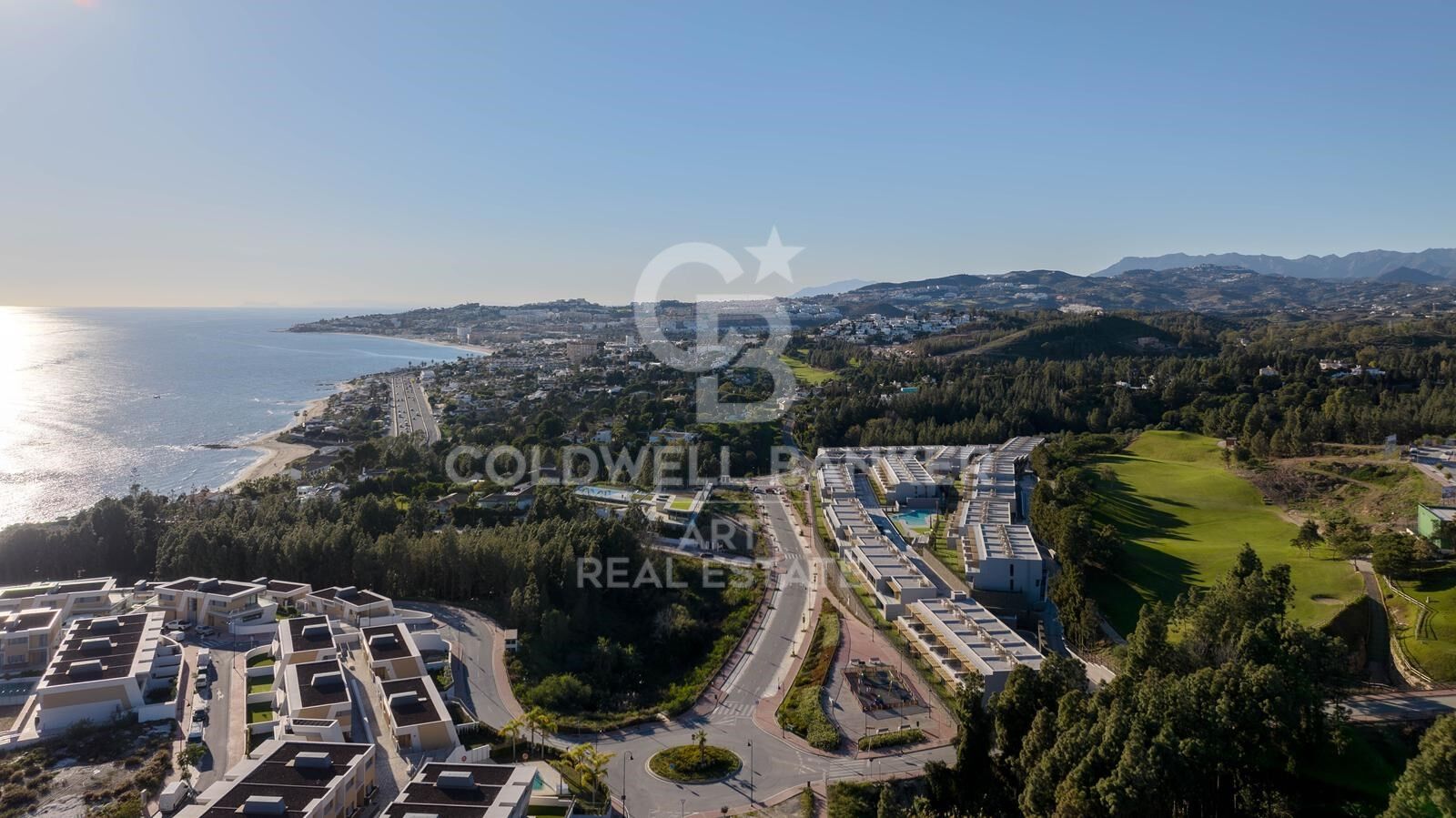Townhouses with views in Mijas Costa