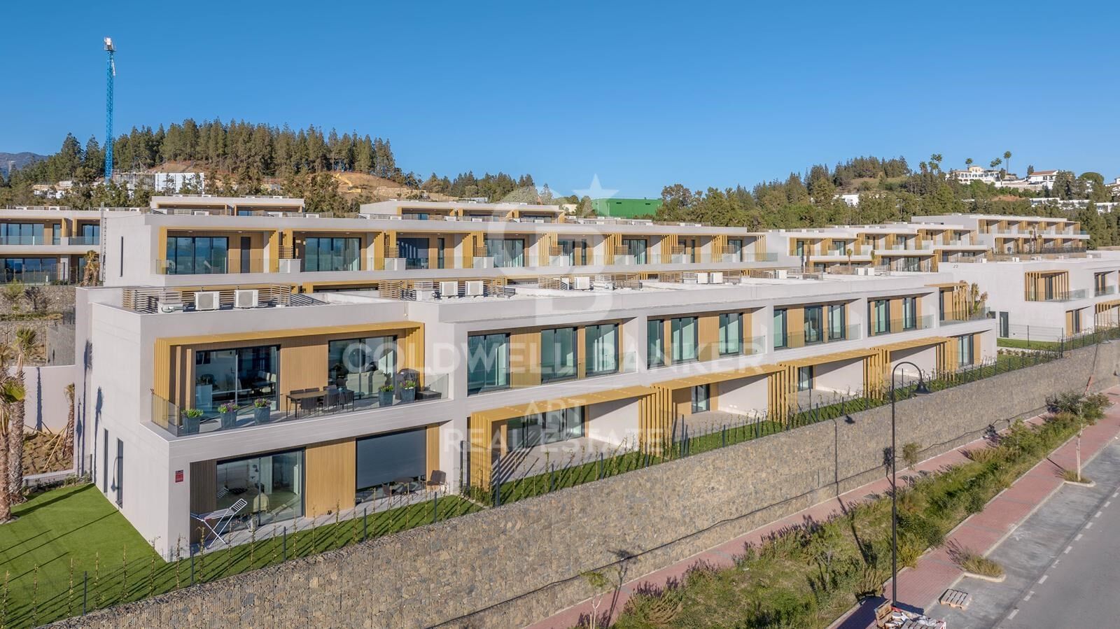 Townhouses with views in Mijas Costa