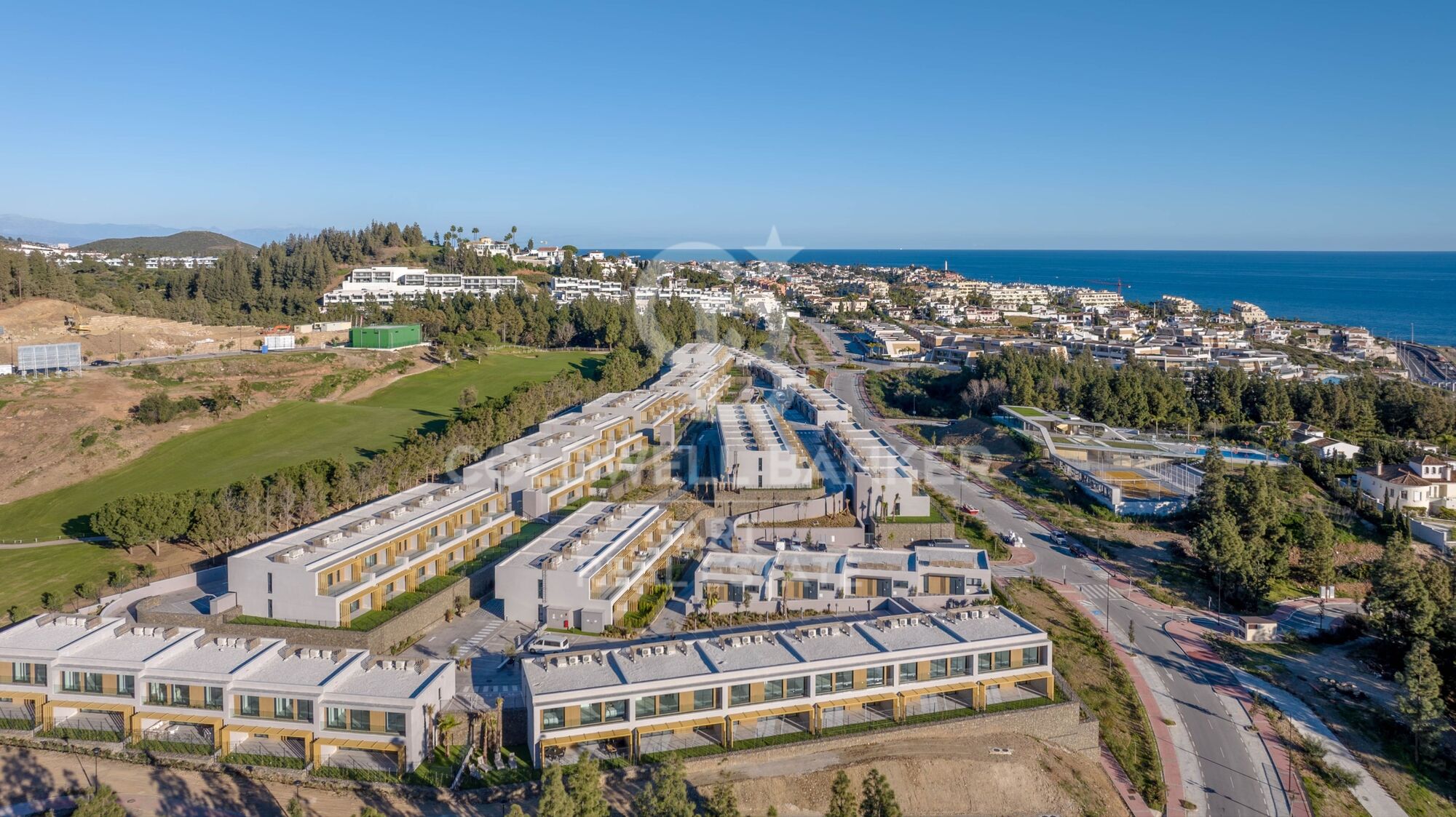 Maisons jumelées avec vue à Mijas Costa