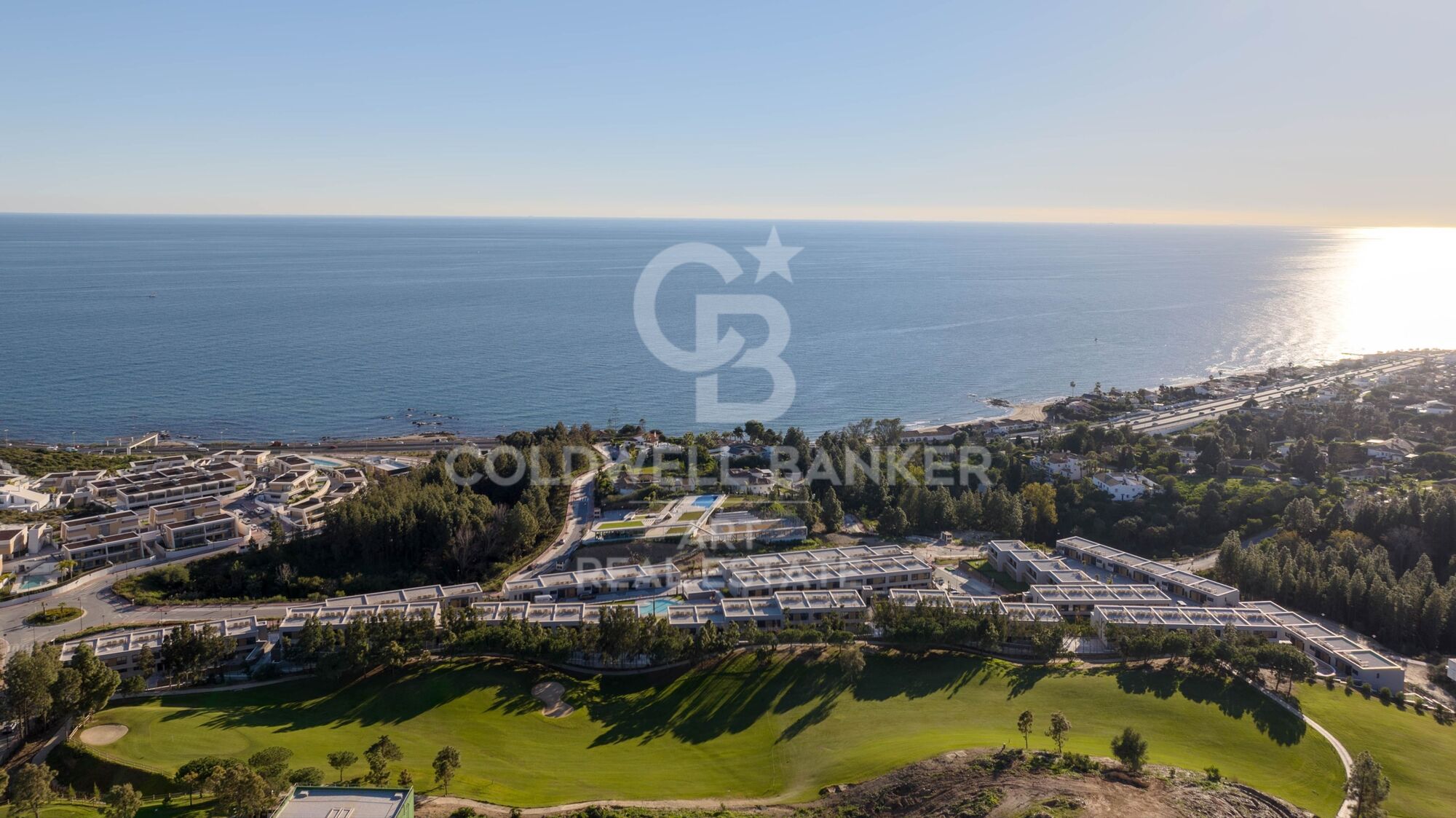 Townhouses with views in Mijas Costa