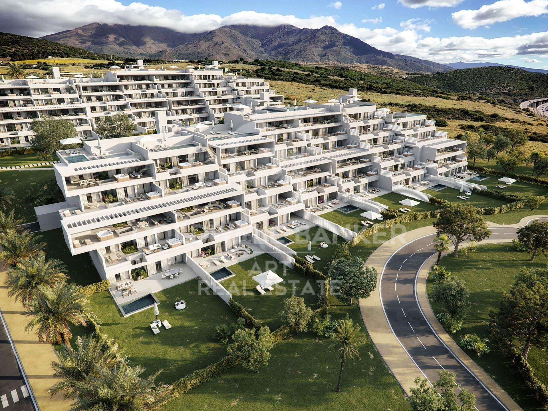 New construction luxury apartments in Casares