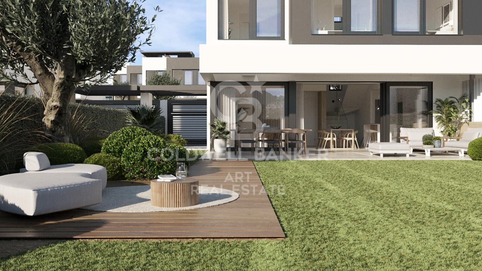 Villas jumelées avec vue panoramique à Estepona