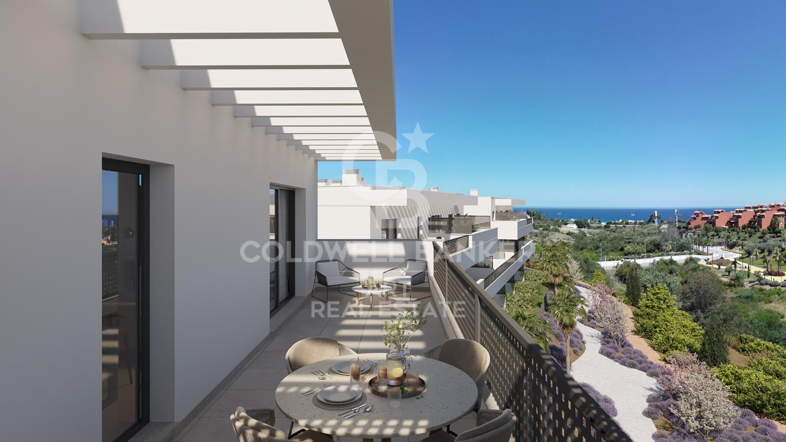 Apartamentos y áticos de 2 y 3 dormitorios en Estepona