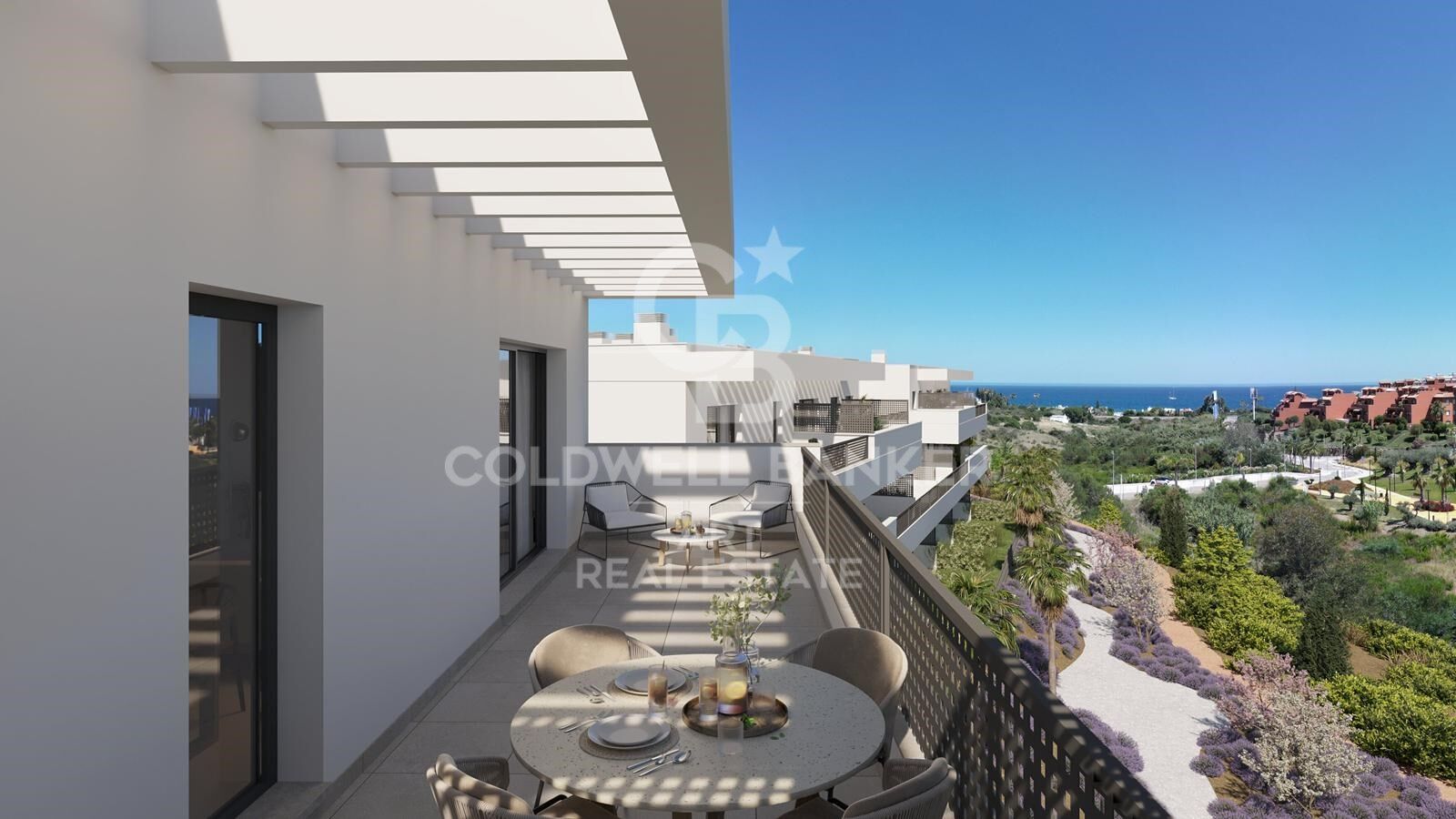 Apartamentos y áticos de 2 y 3 dormitorios en Estepona