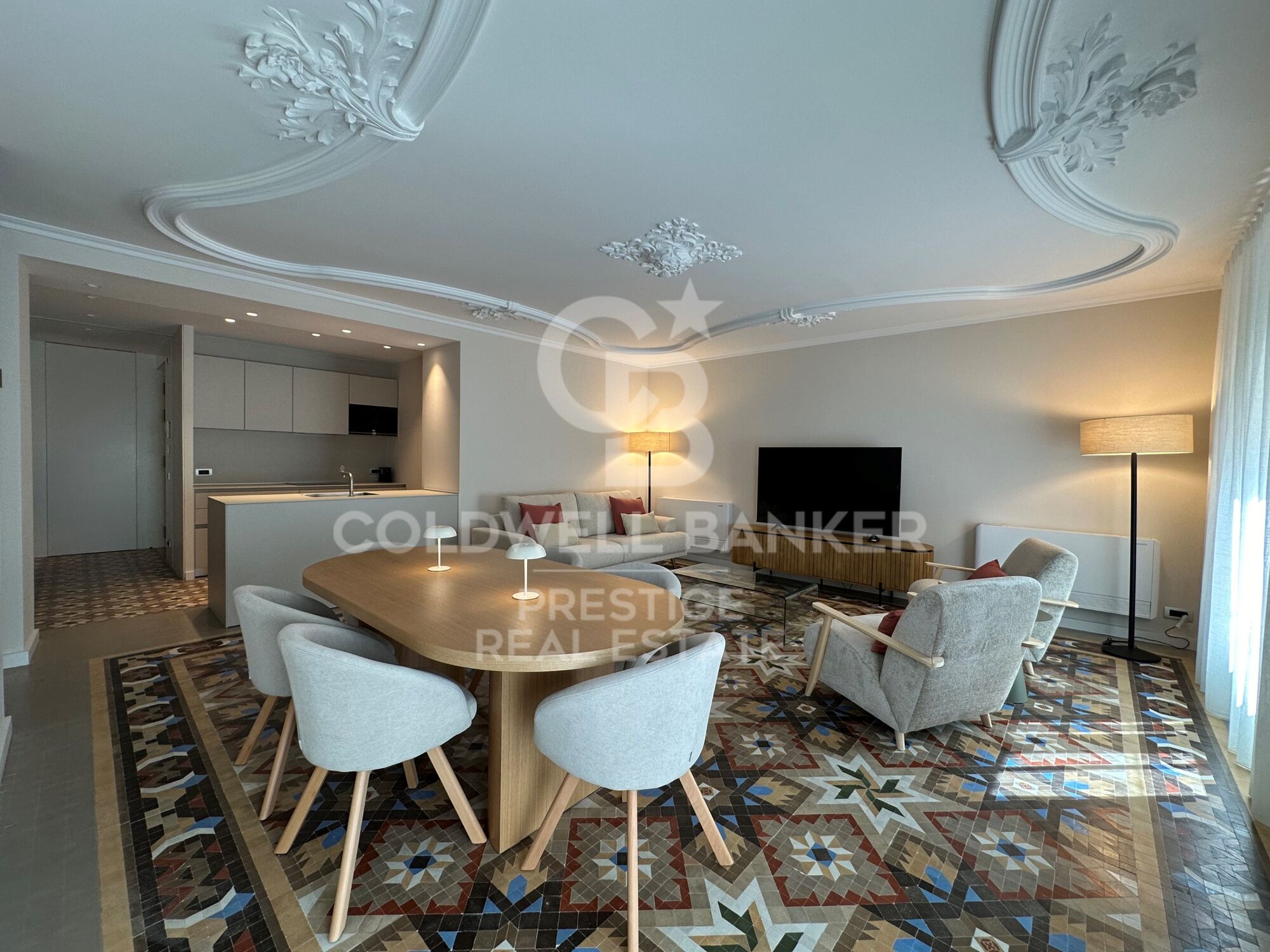 Luxuswohnung zur Miete vor dem Hafen von Barcelona.