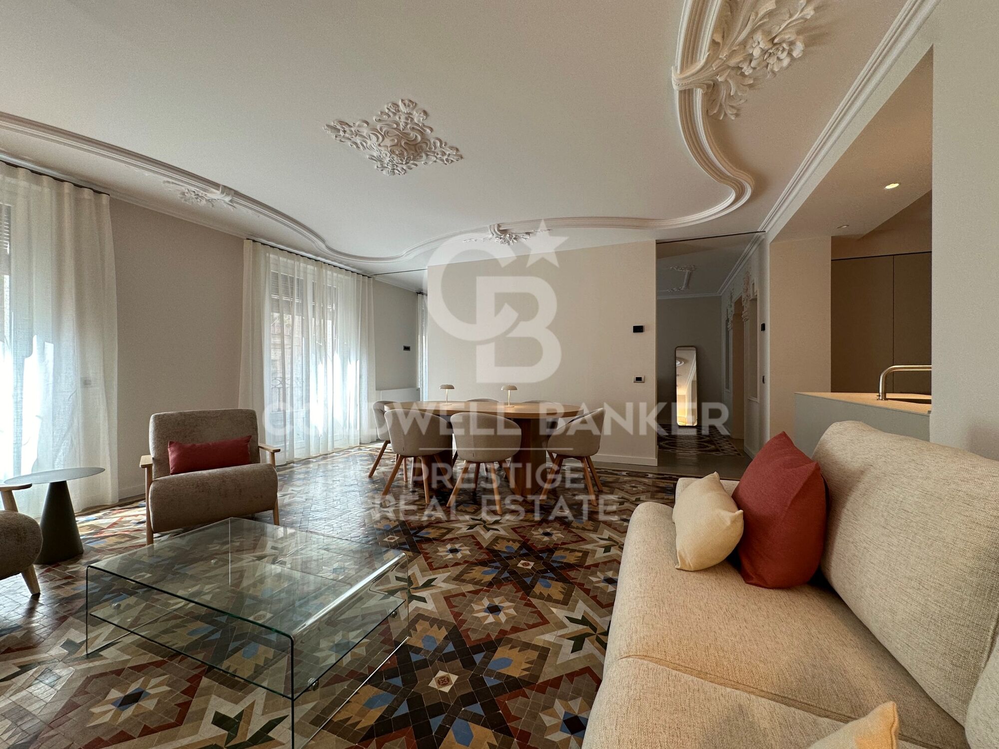 Luxuswohnung zur Miete vor dem Hafen von Barcelona.