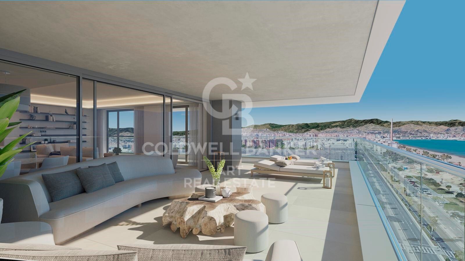 Luxury apartments with panoramic views in Malaga