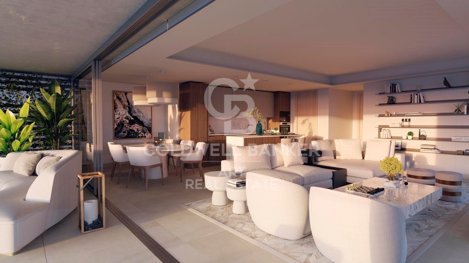 Luxury apartments with panoramic views in Malaga
