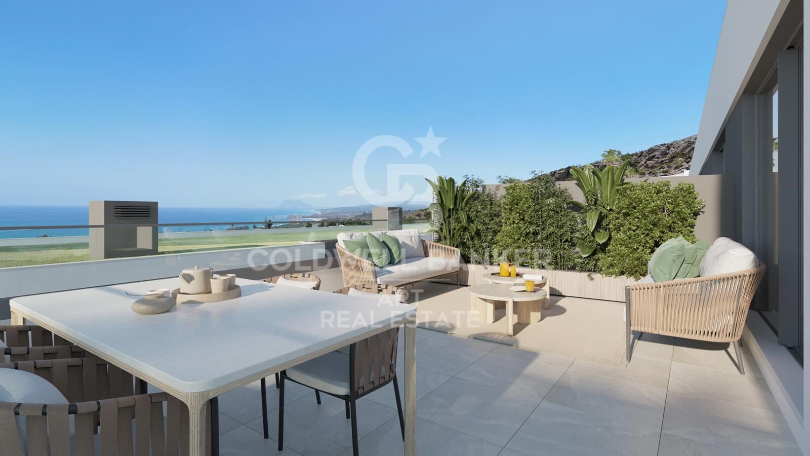 Luxury apartments with large terraces in Manilva