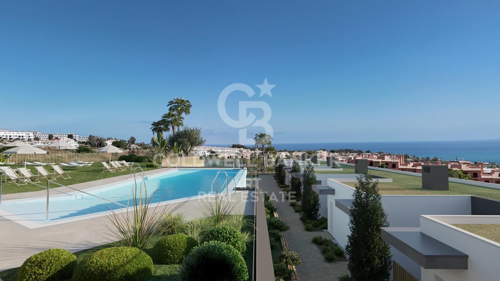 Luxury apartments with large terraces in Manilva