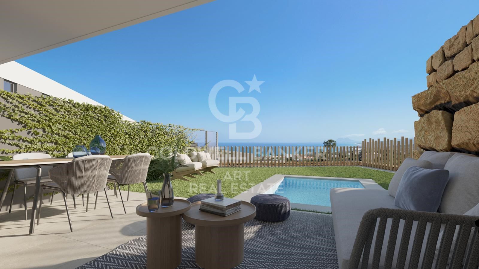 Appartements de luxe avec grandes terrasses à Manilava
