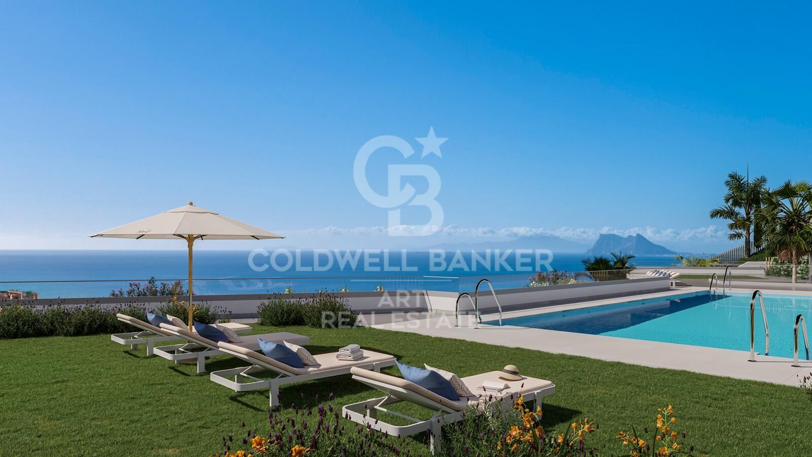New build apartments with large terraces in Manilva