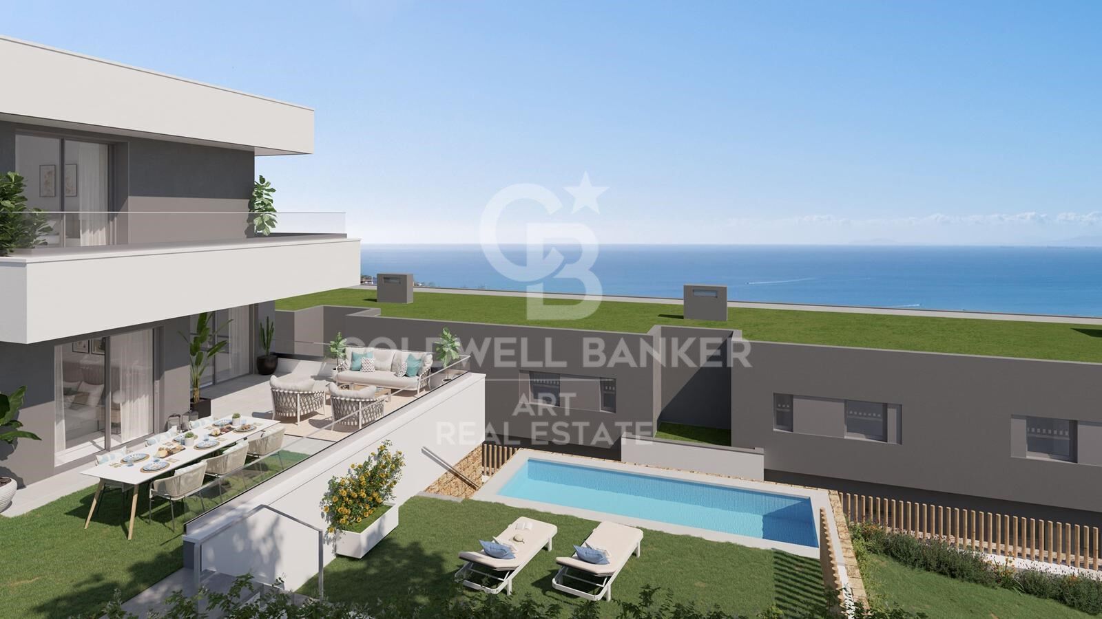 New build apartments with large terraces in Manilva