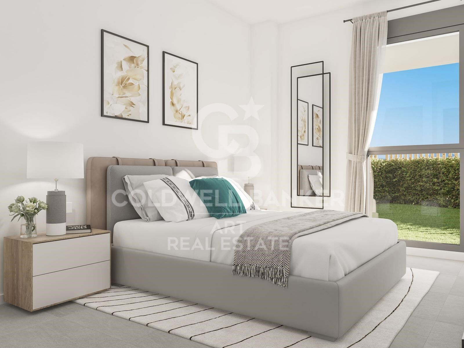 New build apartments with large terraces in Manilva