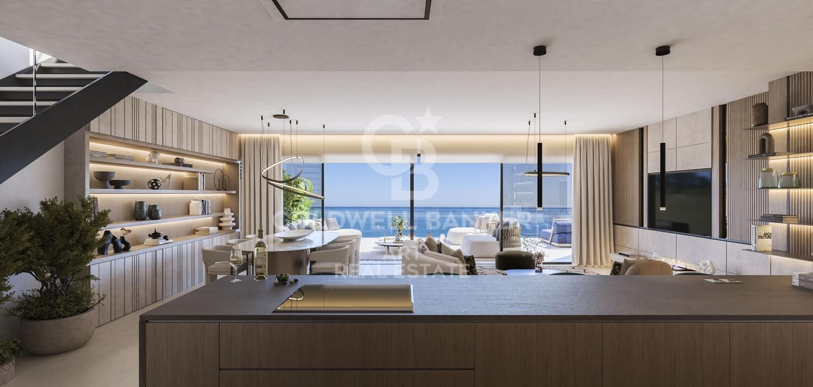 Spectacular apartments with sea views in Estepona