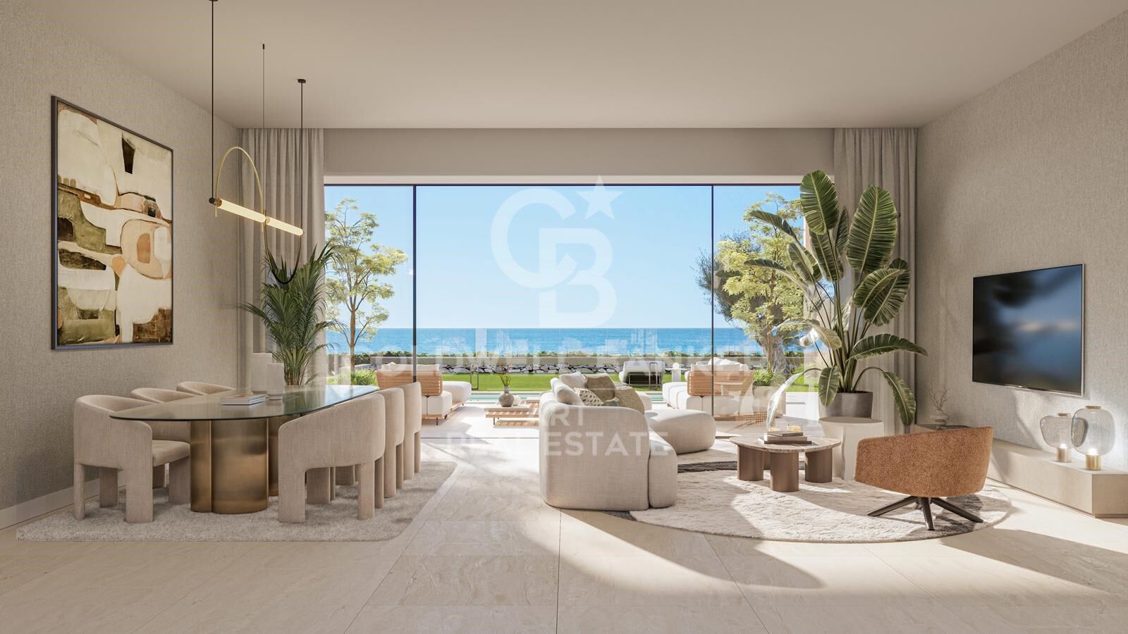 Spectacular apartments with sea views in Estepona