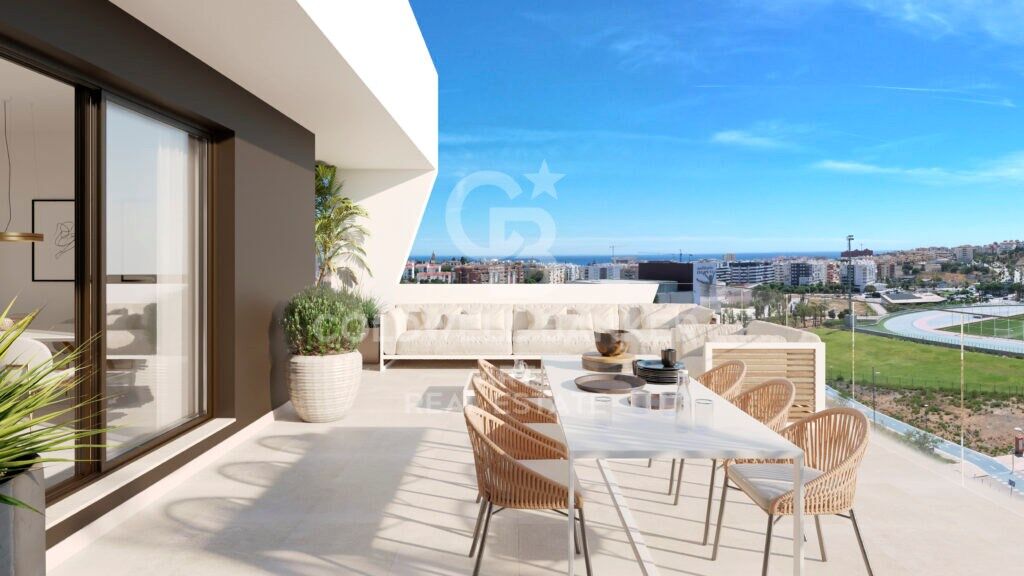 Luxury apartments in Estepona with large terraces