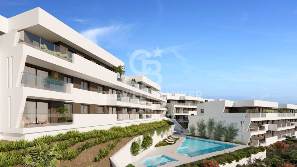 Luxury apartments in Estepona with large terraces