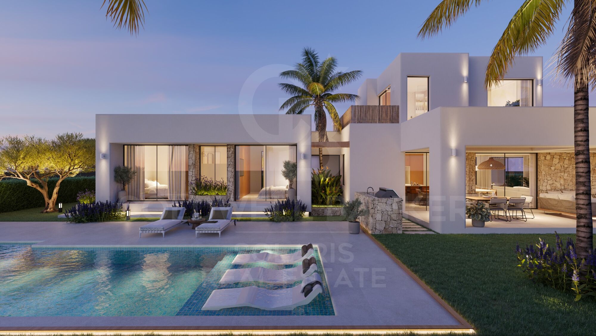 En venta maravillosa villa Kismet en Jávea de nueva construcción con vista al mar