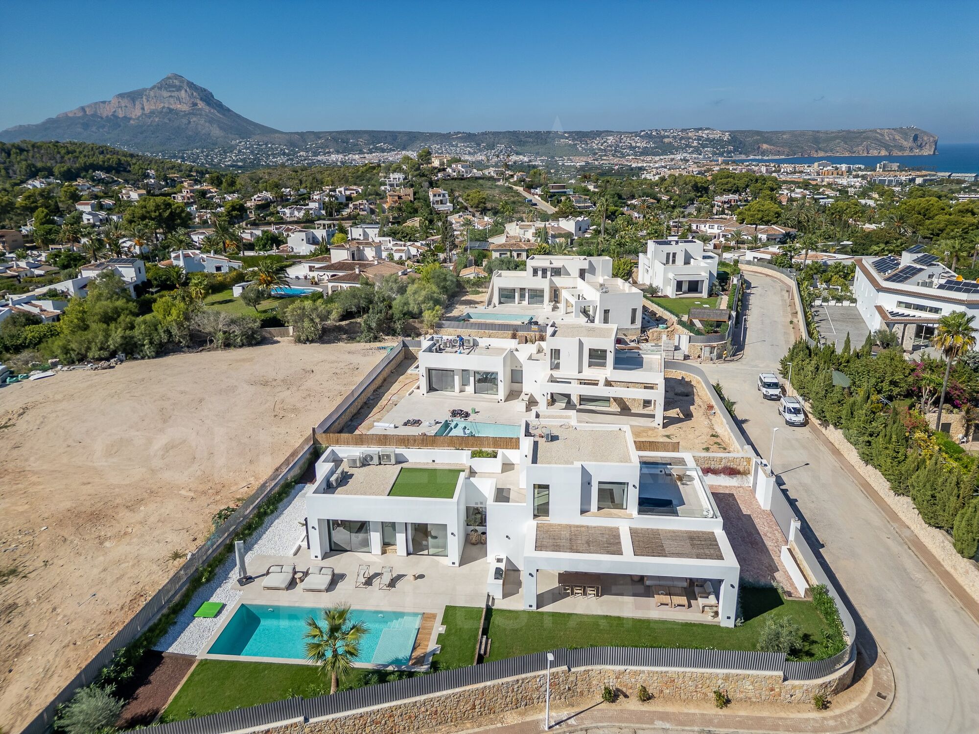 En venta maravillosa villa Kismet en Jávea de nueva construcción con vista al mar