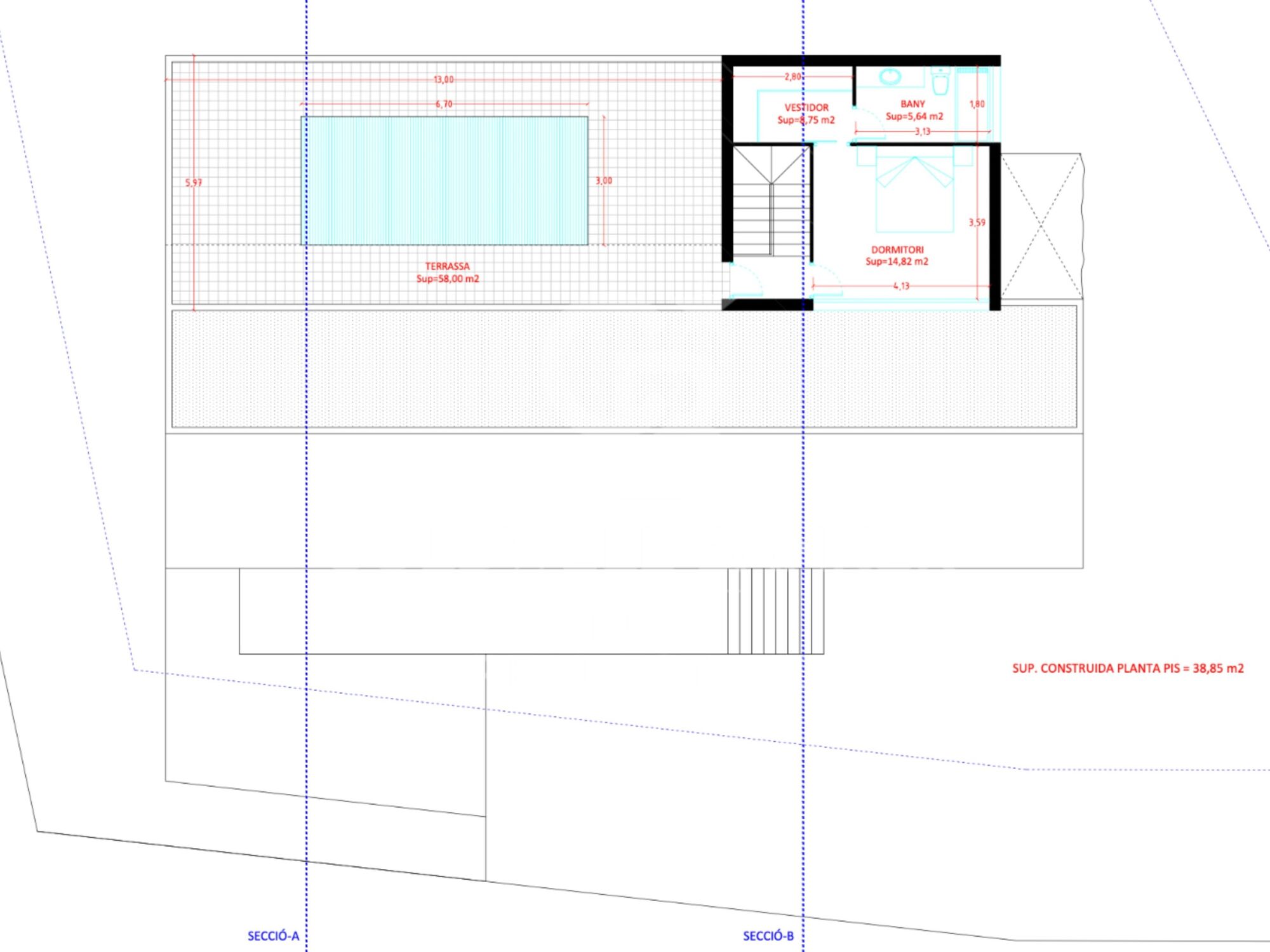 Eco-friendly villa project with sea view in Roses