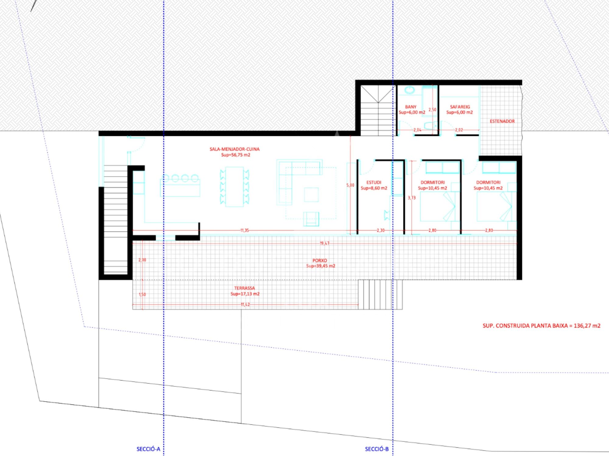 Eco-friendly villa project with sea view in Roses