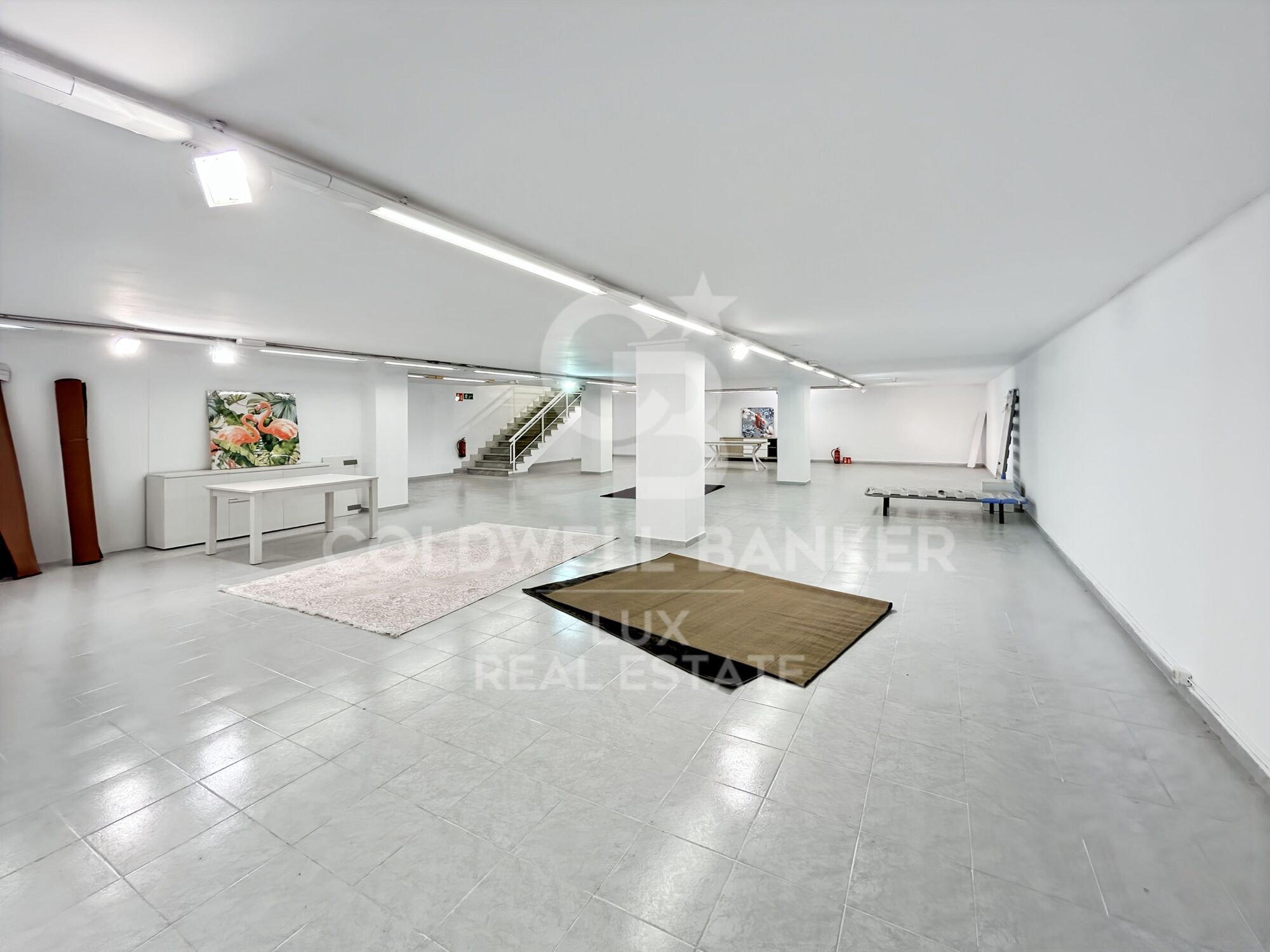 Modular commercial space with basement