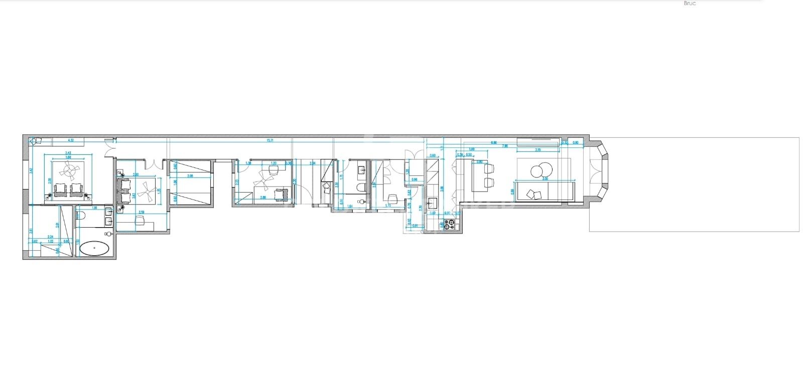 Spectacular apartment with a terrace in a classic building. 'cuadrado de oro. 'La Dreta de l'Eixample', Barcelona