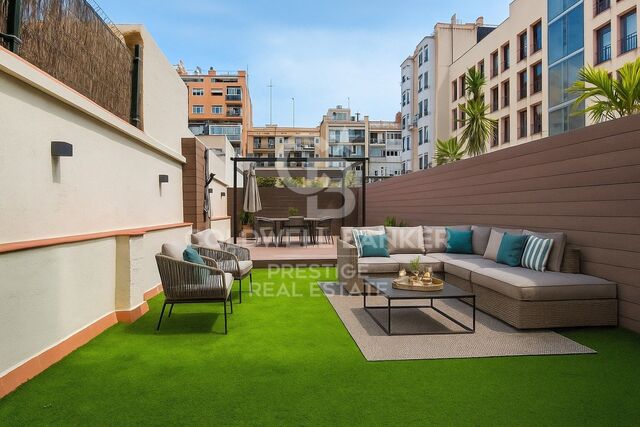 Spectacular apartment with a terrace in a classic building. 'cuadrado de oro. 'La Dreta de l'Eixample', Barcelona