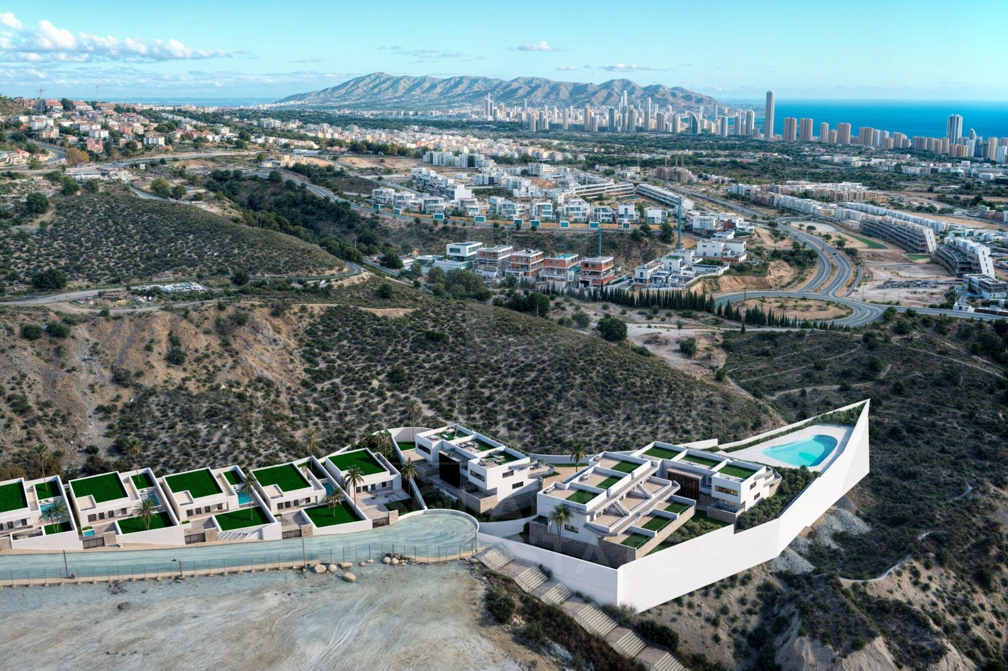 Moderne Apartments mit Panoramablick in Finestrat