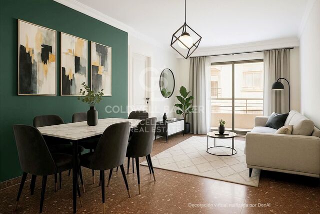 Appartement de 110 m² avec Balcon et 4 Chambres, à Côté des Jardins du Turia