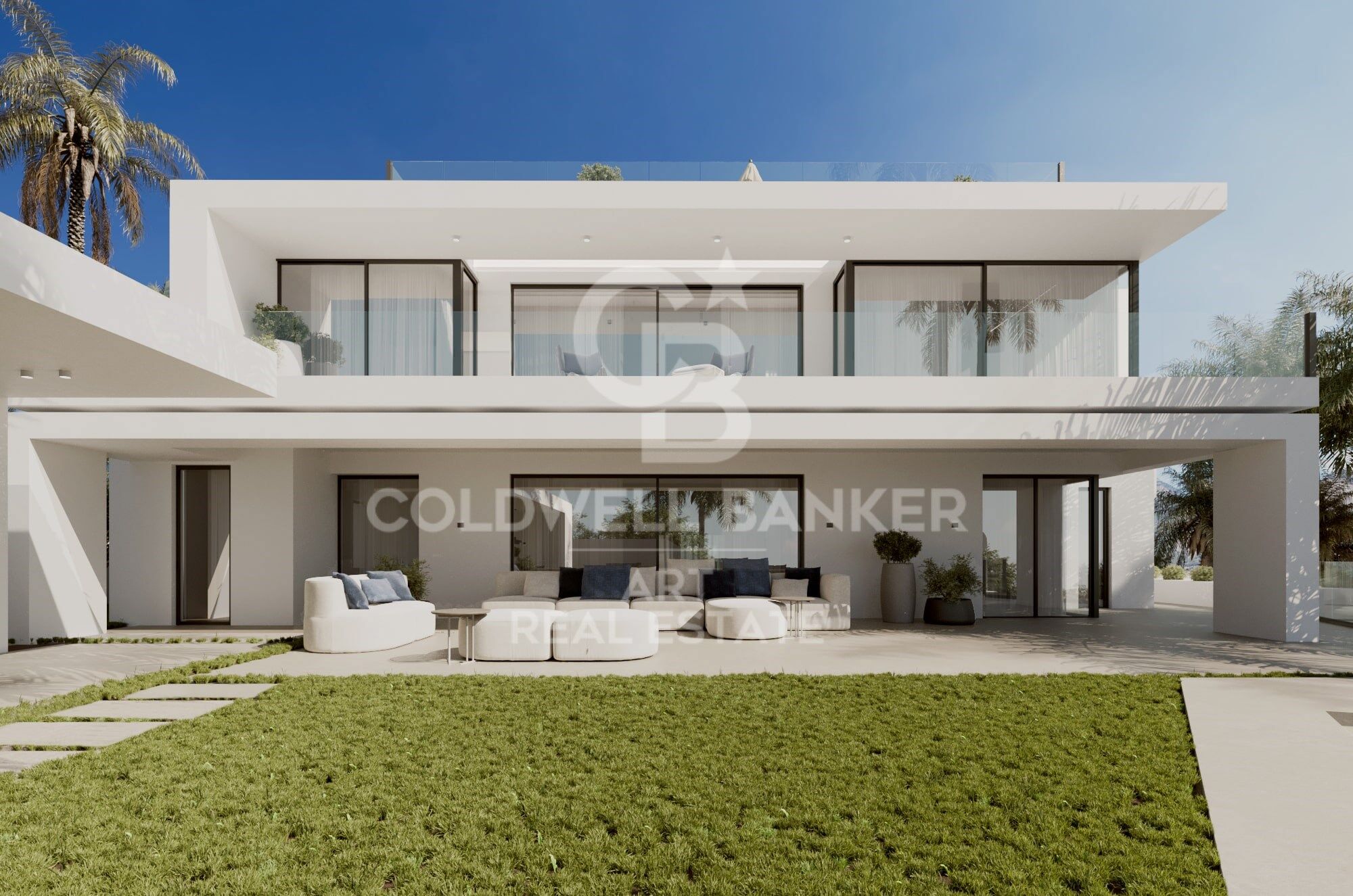 Villa de construction récente dans le prestigieux quartier de Cascada de Camoján, Marbella.