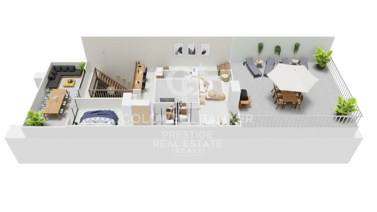 Penthouse duplex to renovate at the corner of Rambla Catalunya