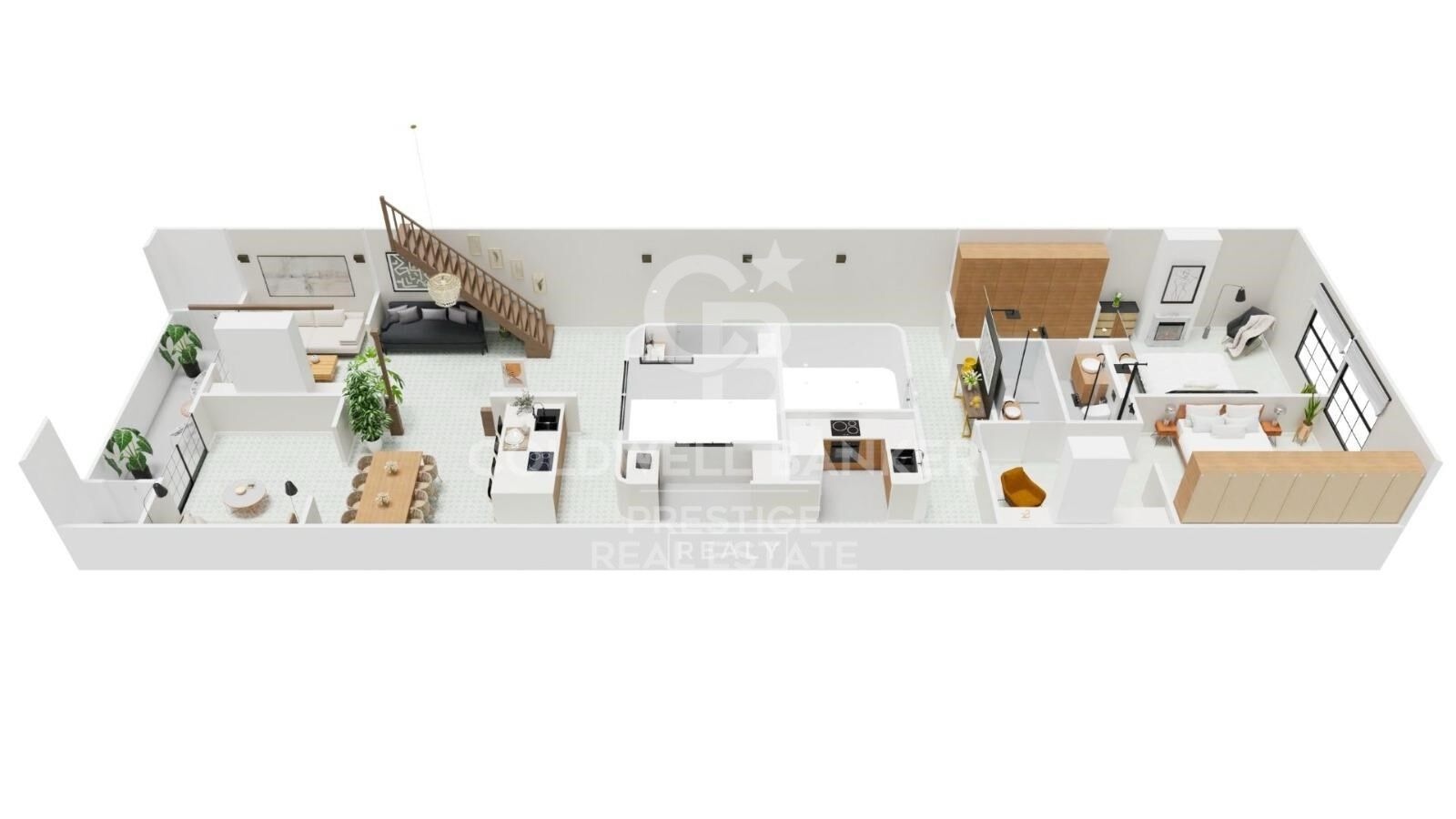 Penthouse duplex to renovate at the corner of Rambla Catalunya