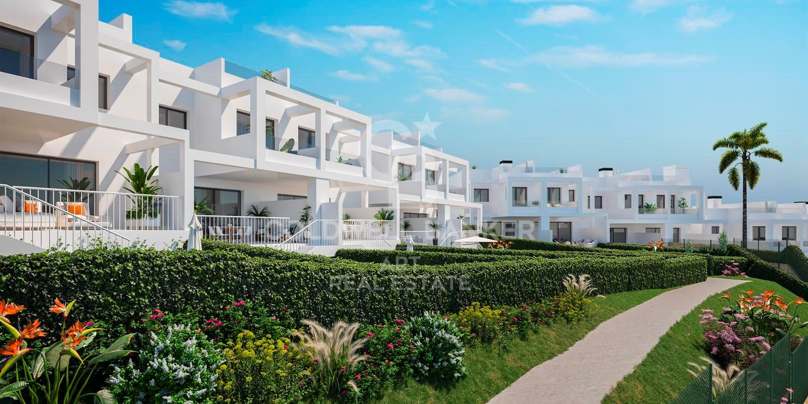 Belles maisons de ville à Manilva