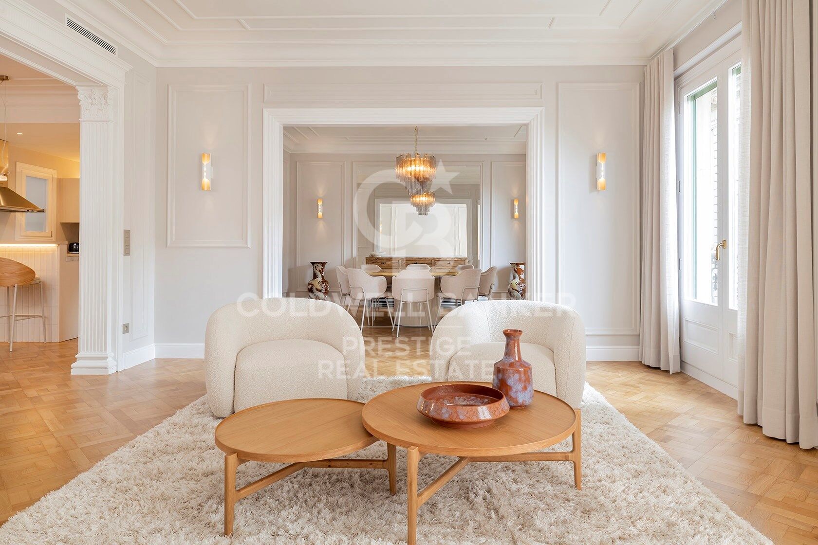 Komplett renovierte und neu möblierte Wohnung mit freiem Ausblick Sarrià - Sant Gervasi