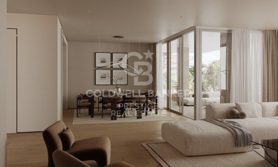 En venta piso reformado en Sant Gervasi La Bonanova con terraza y 2 plazas de parking