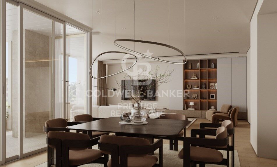 En venta piso reformado en Sant Gervasi La Bonanova con terraza y 2 plazas de parking