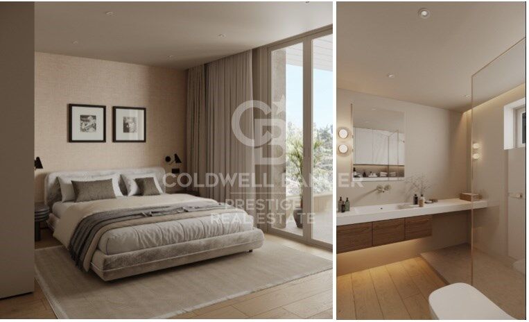 En venta piso reformado en Sant Gervasi La Bonanova con terraza y 2 plazas de parking