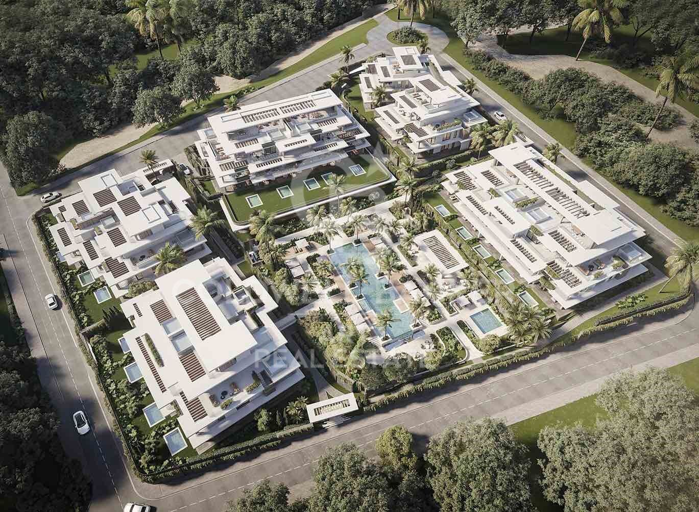 Maisons de luxe spectaculaires avec vue sur la mer à Estepona