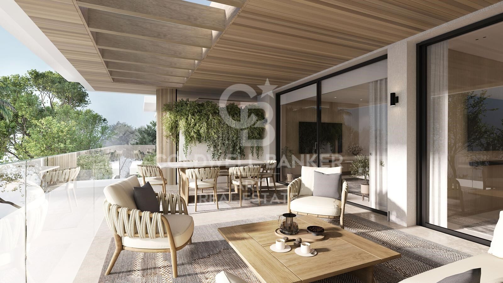 Maisons de luxe spectaculaires avec vue sur la mer à Estepona