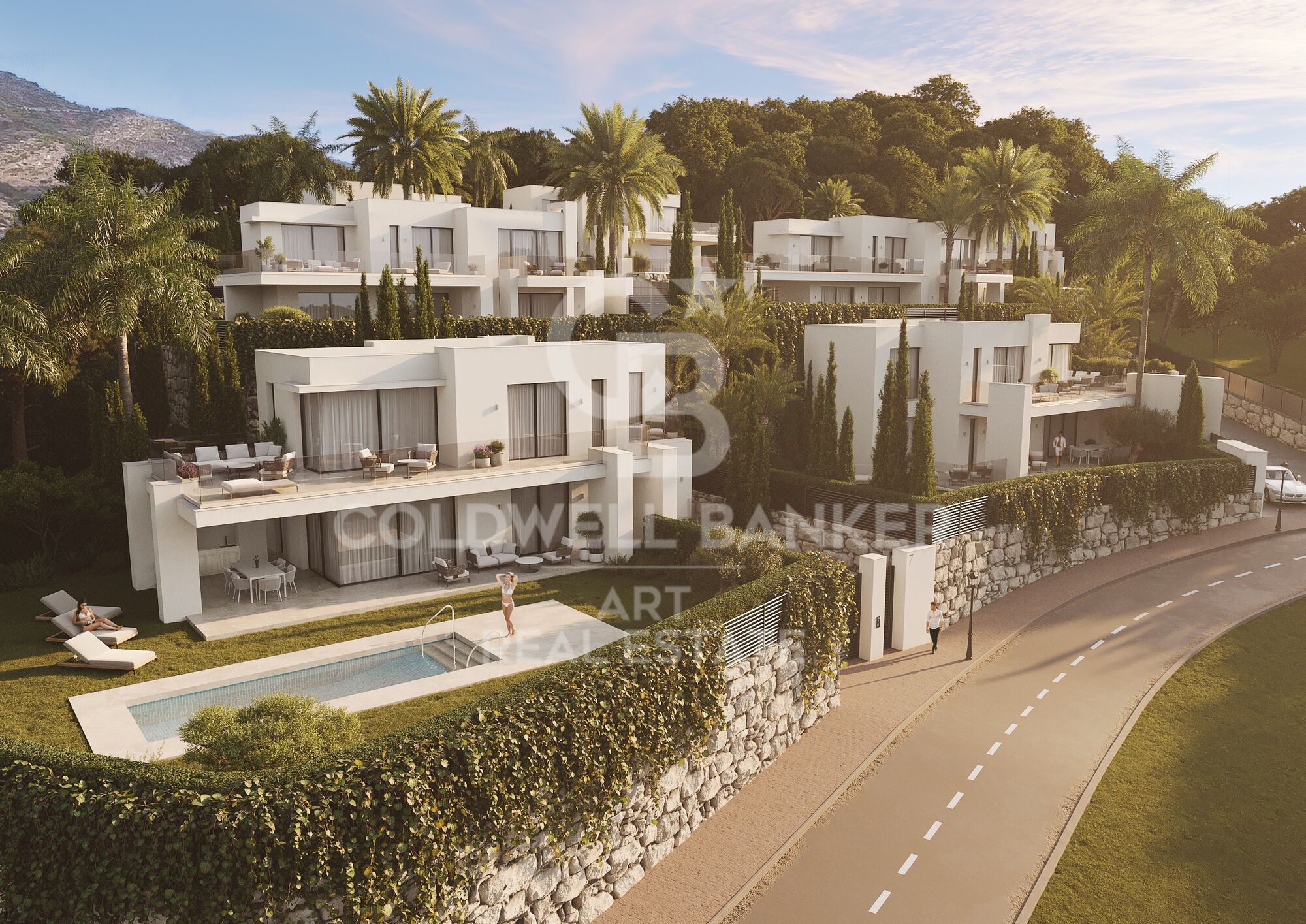 Increíbles villas con vista panorámica en Mijas Pueblo